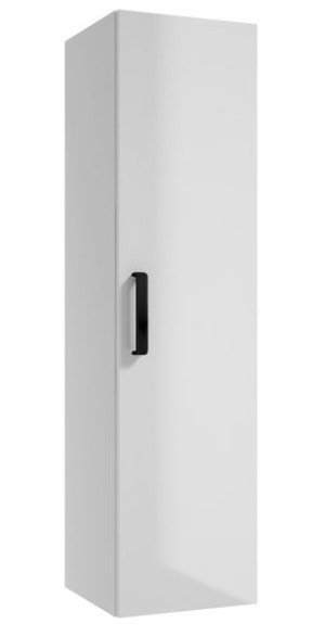 DEFTRANS DAKOTA C32BL słupek wiszący 125x35cm biały z czarnym uchwytem