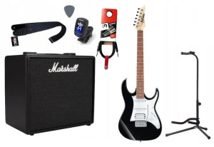 Gitara Elektryczna + Wzmacniacz 25w Kabel Zestaw
