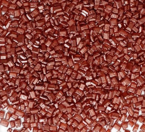 KRYSZTAŁKI CUKROWE POSYPKA brązowe miedziane 20g