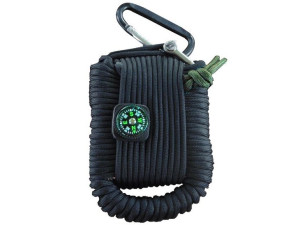 Paracord Survival Kit Large Czarny