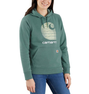 Bluza Carhartt Rain Defender® Midweight "C" Logo SLATE GREEN HEATHER