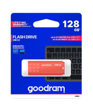 Pendrive Goodram USB 3.0 128GB pomarańczowy
