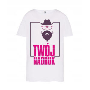 Koszulka Męska Nadruk Napis A4 T-shirt Logo Jhk - L