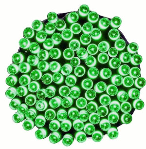 Lampki Choinkowe 100 Led Mocne Zielone Programator