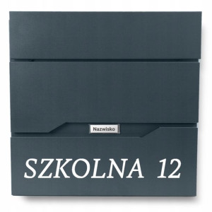 DUŻA Skrzynka Pocztowa XXL Numer DOMU RÓŻNE WZORY