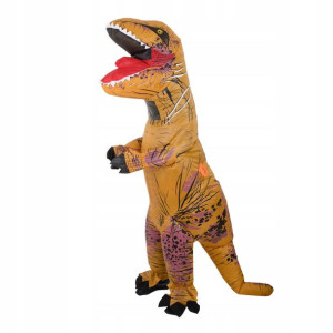 Przebranie dinozaur t-rex dmuchany kostium strój
