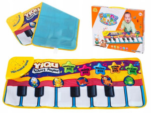 Mata edukacyjna pianinko mini interaktywna dzieci