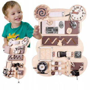 Tablica Manipulacyjna Sensoryczna Montessori