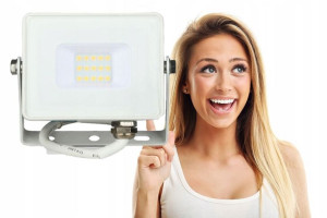 Naświetlacz Led Projektor 10w 800lm Samsung Biały