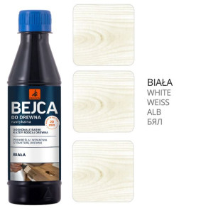 Bejca Do Drewna Rustykalna Spirytusowa Biała 200ml Dragon