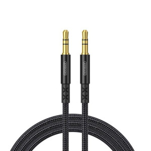 Kabel audio Joyroom AUX 3,5mm mini jack 1m czarny (SY-10A1)