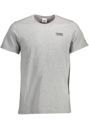 "szary T-shirt Męski Z Krótkim Rękawem Tommy Hilfiger"
