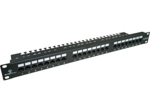 Patch panel UTP kat.6 24 porty LSA 1U