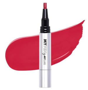 MyLaq Lakier hybrydowy w pisaku 3w1 MY PEN My Easy Ruby Red