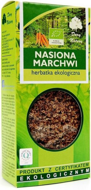 Marchew nasiona marchwi Ekologiczna Herbatka 40 g - Dary Natury