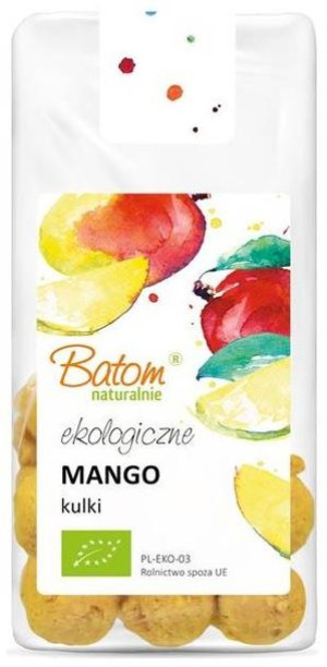 Mango suszone kulki Ekologiczne Bio 50 g - Batom