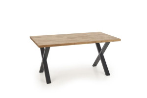 Apex Stół 160x90 Drewno Lite - Dębowe / Naturalny
