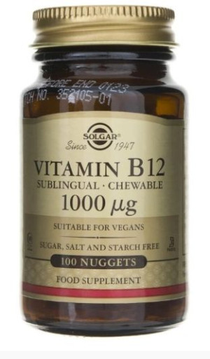 Witamina B12 /cyjanokobalamina/ do ssania 1000 mcg (100 tabl.)