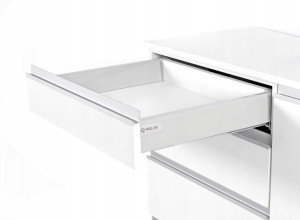 Szuflada REJS Comfort Box L400 niska H86 Biała