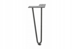 Noga Meblowa Arto 30cm 2 Pręty Gtv Czarny Mat Loft Nm-arto-10-2r304-20m