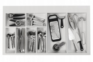 Wkład Na Sztućce Organizer Axispace 90 Biały Gtv Wk-sz-as-900-10