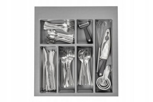Wkład Na Sztućce Organizer Axispace 50 Antracyt Wk-sz-as-500-60