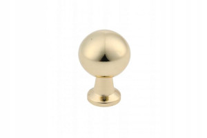 Gałka Meblowa Nord Kula Mosiądz Złota 20mm Gtv Gz-nord-1-03