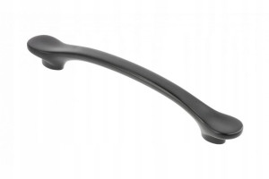 Uchwyt Meblowy Venice Czarny Mat Gtv Rozstaw 128mm Uz-venice-128-20m
