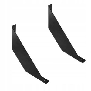 Podpórka Pod Półkę Flat Gtv Wspornik Czarny 1 Kpl Pp-flat-20m-1-opak