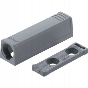 Adapter Blum Tip-on Krótki Prosty Szary 956.1201
