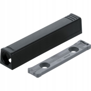 Adapter Blum Tip-on Długi Prosty Czarny 956a1201
