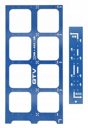 Szablon Do Montażu Szuflad Gtv Axis Pro Modern Box Pb-szablon-axis-mb