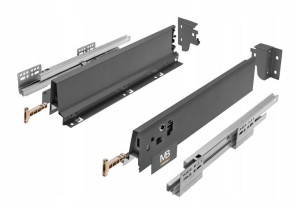 Szuflada Modern Box Gtv L300 H84 Niska Antracyt Pb-kw-kpl300a2