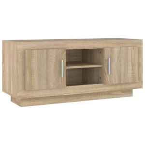 Szafka pod telewizor, dąb sonoma, 102x35x45 cm