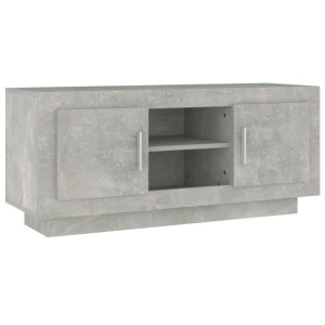 Szafka pod telewizor, szarość betonu, 102x35x45 cm