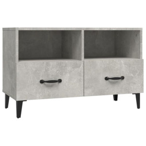 Szafka pod TV, szarość betonu, 80x36x50 cm