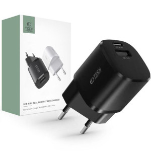 Ładowarka sieciowa Tech-Protect C20W Mini 2-port Network Charger PD 20W QC