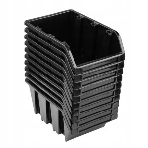 Pojemniki Warsztatowe | Zestaw 10 szt. NP10 BLACK