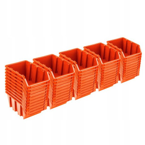 Pojemnik Magazynowy 50x Organizer NP4 ORANGE