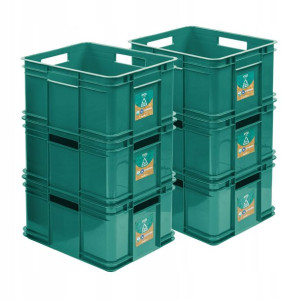 6x Pojemnik Skrzynia transportowa ECO LINE EUROBOX