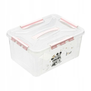 Pojemnik na zabawki z pokrywą Minnie Mouse 15,3L