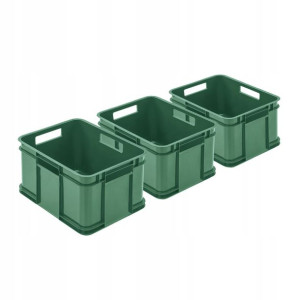 3x Pojemnik skrzynia transportowa 16L ECO LINE