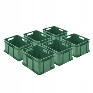6x Pojemnik skrzynia transportowa 16L ECO LINE