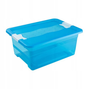Cornelia pojemnik crystalbox 12L + pokrywka niebie