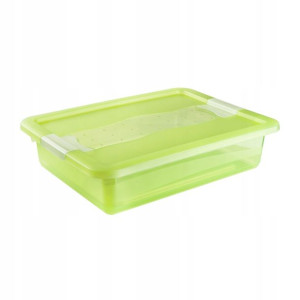 Cornelia pojemnik crystalbox 7L + pokrywka zielony