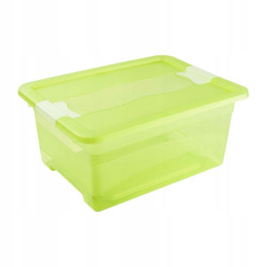 Cornelia pojemnik crystalbox 12L + pokrywka zielon