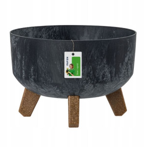 Doniczka Gracia Beton Effect DGRL240LE Antracyt
