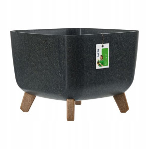 Doniczka na nóżkach Square ECO DGQL300W Antracyt