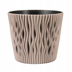 Doniczka Sandy Round DSR260 Mocca z wkładem