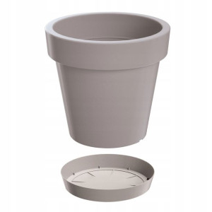 Doniczka LOFLY DLOF160 + podstawka Mocca
